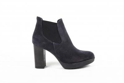 V 1969 Italia Womens Ankle Boot C17 VELOUR BLU