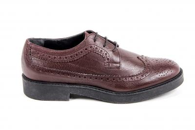 V 1969 Italia Womens Brogue Shoe B1670 CERVO BORDEAUX