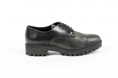 V 1969 Italia Womens Lace Up Shoe C01 VITELLO NERO