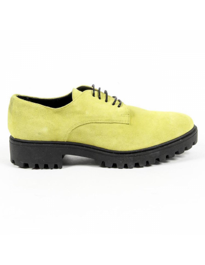 V 1969 Italia Womens Lace Up Shoe C01 CAMOSCIO GIALLO