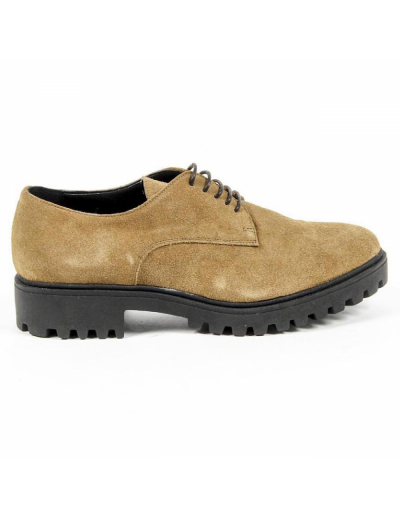 V 1969 Italia Womens Lace Up Shoe C01 CAMOSCIO CUOIO
