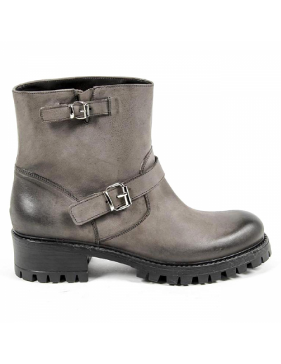 V 1969 Italia Womens Short Boot B1441 NABUK TORTORA