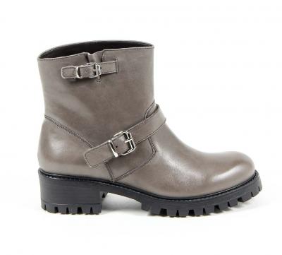 V 1969 Italia Womens Short Boot B1441 VITELLO GRIGIO