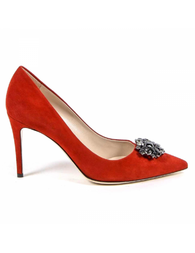 V 1969 Italia Womens Pump 3104107 CAMOSCIO ROSSO