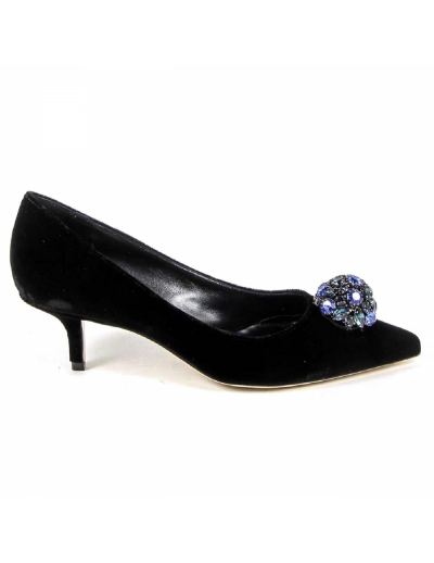 V 1969 Italia Womens Pump 3106153 VELLUTO NERO