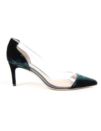 V 1969 Italia Womens Pump 3105124 VELLUTO 301 VERDE