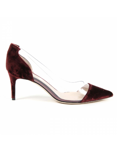 V 1969 Italia Womens Pump 3105124 VELLUTO 391 BORDEAUX
