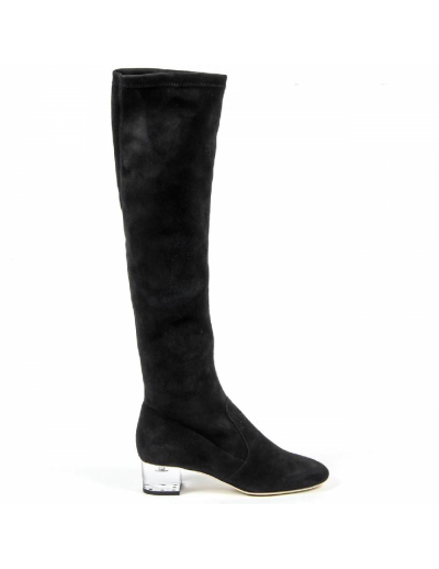 V 1969 Italia Womens High Boot 3123667 CAMOSCIO NERO