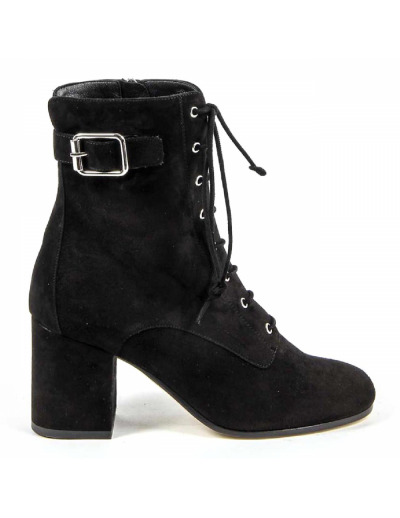V 1969 Italia Womens Short Boot 3115425 CAMOSCIO NERO