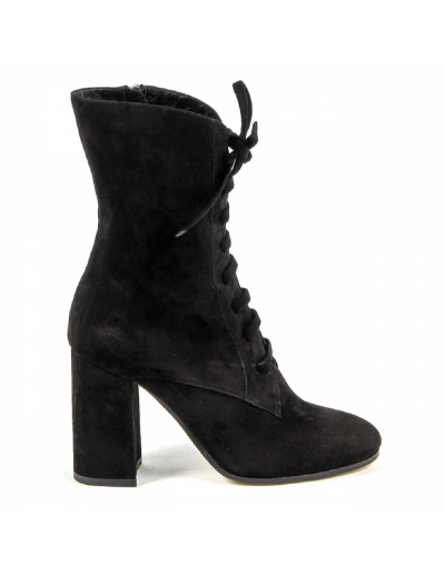 V 1969 Italia Womens Short Boot 3120575 CAMOSCIO NERO