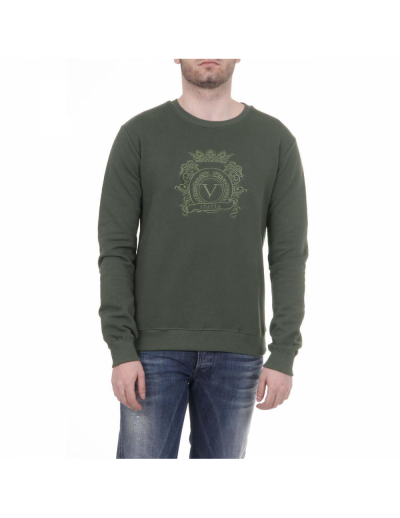 V 1969 Italia Mens Sweater ART. 4469 MILITARY GREEN