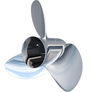 Turning Point Express® Mach3 OS Left Hand Stainless Steel Propeller - OS-1621-L - 15.6' x 21' - 3-Blade