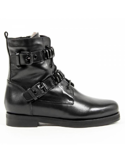 V 1969 Italia Womens Short Boot B2332 SHEA VIT NERO CAM NERO