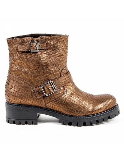 V 1969 Italia Womens Short Boot B1441 VIPER BRONZO