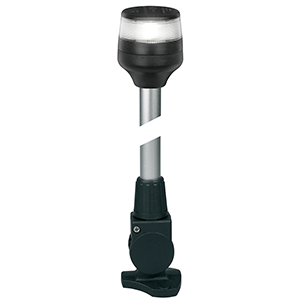 Hella Marine NaviLED 360 Compact All Round Lamp - 2nm - 12' Fold Down Base - Black