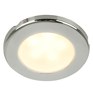 Hella Marine EuroLED 75 3' Round Screw Mount Down Light - Warm White LED - Stainless Steel Rim - 24V