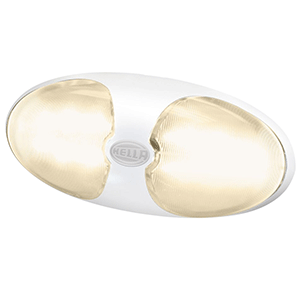 Hella Marine DuraLED 12 Interior/Exterior Lamp w/Switch - Warm White LED - White Housing