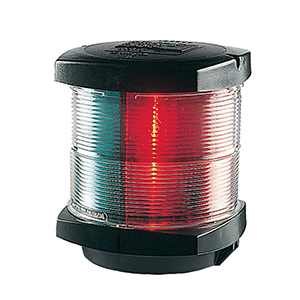CLOSEOUT - Hella Marine Tri-Color Navigation Light - Incandescent - 2nm - Black Housing - 12V