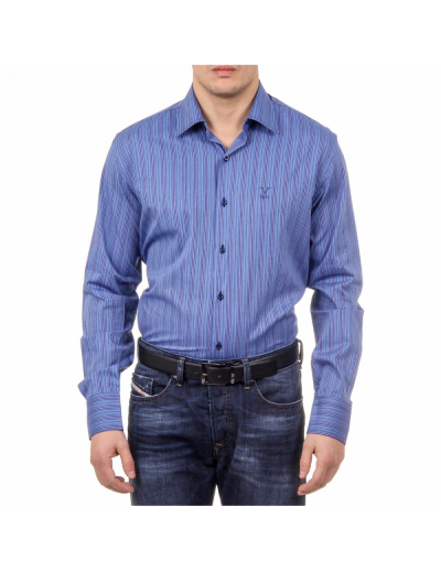 V 1969 Italia Mens Classic Neck Shirt 377 ART. 501