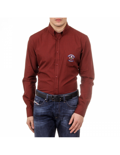 Ufford & Suffolk Polo Club Mens Shirt USC02 B3 BORDEAUX