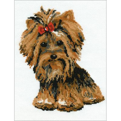 RIOLIS Counted Cross Stitch Kit 7.75'X10.25'-Yorkshire Terrier (15 Count)