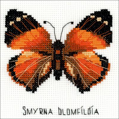 RIOLIS Counted Cross Stitch Kit 5'X5'-Nymphalidae Butterfly (14 Count)