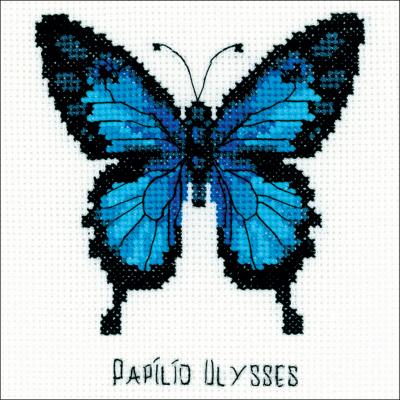 RIOLIS Counted Cross Stitch Kit 5'X5'-Ulysses Butterfly (14 Count)