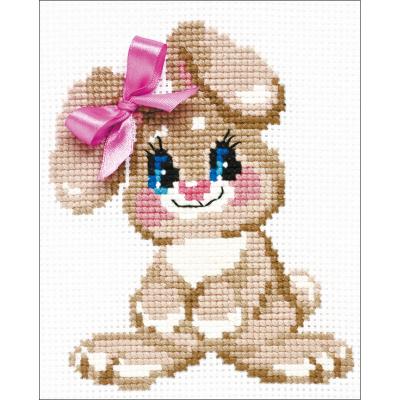 RIOLIS Counted Cross Stitch Kit 6'X7'-Baby Rabbit (10 Count)