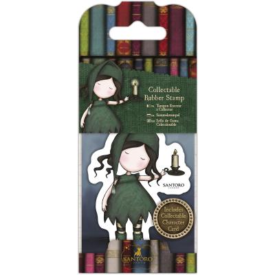 Santoros Gorjuss Rubber Stamps-No. 34, Nightlight