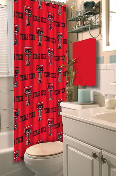 Texas Tech OFFICIAL Collegiate, 72'x 72' Shower Curtain