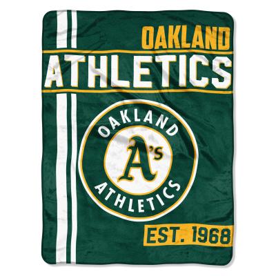 Athletics OFFICIAL Major League Baseball, 'Walk Off' 46'x 60' Micro Raschel Throw  by The Northwest Company