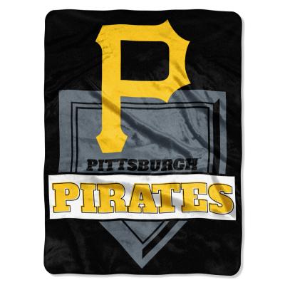 Pirates OFFICIAL Major League Baseball, 'Home Plate' 60'x 80' Raschel Throw  by The Northwest Company