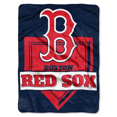 Red Sox OFFICIAL Major League Baseball, 'Home Plate' 60'x 80' Raschel Throw  by The Northwest Company