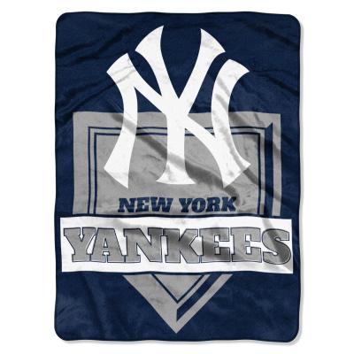 Yankees OFFICIAL Major League Baseball, 'Home Plate' 60'x 80' Raschel Throw  by The Northwest Company
