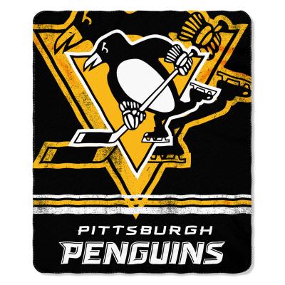 Penguins  OFFICIAL National Hockey League, 'Fade Away' 50'x 60' Fleece Throw  by The Northwest Company