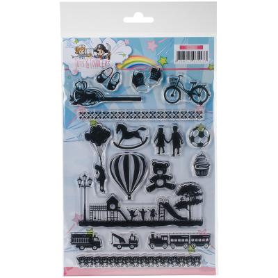 Find It Trading Yvonne Creations Clear Stamps 6'X8.25'-Tots & Toddlers