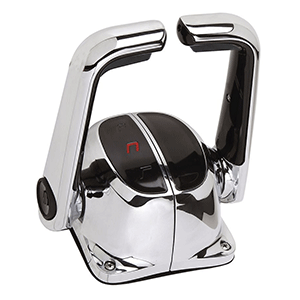 Uflex Twin Lever Top Mount Control w/Neutral Lock - No Trim Switch - Chrome