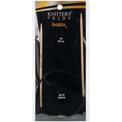 Knitters Pride-Basix Fixed Circular Needles 32'-Size 2.5/3mm