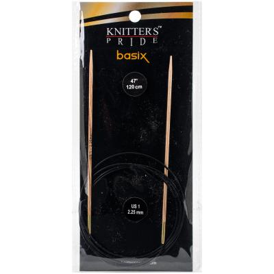 Knitters Pride-Basix Fixed Circular Needles 47'-Size 1/2.25mm