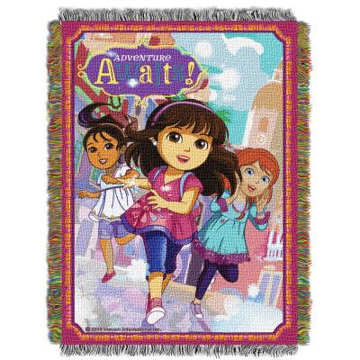 Dora Adventure Awaits Licensed 48'x 60' Woven Tapestry Throw  by The Northwest Company