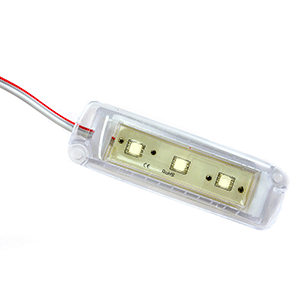 CLOSEOUT - Innovative Lighting 4x1 Tri-Lite - Clear Housing - 3 White LEDs