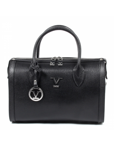 V 1969 Italia Womens Handbag V014-S PALMELLATO NERO