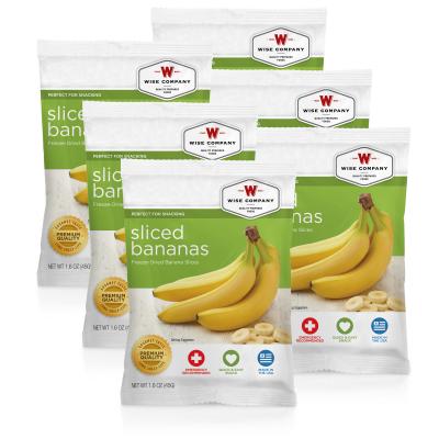 6 Ct Pack  -  Sliced Bananas (4 srv)