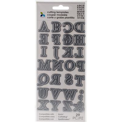 Momenta Die Cutting Templates-Alphabet Upper Case