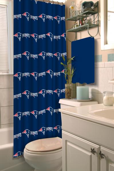 Patriots OFFICIAL National Football League, 72'x 72' Shower Curtain