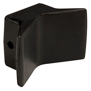 CLOSEOUT - C.E. Smith Bow Y-Stop - 4' x 4' - Black Natural Rubber