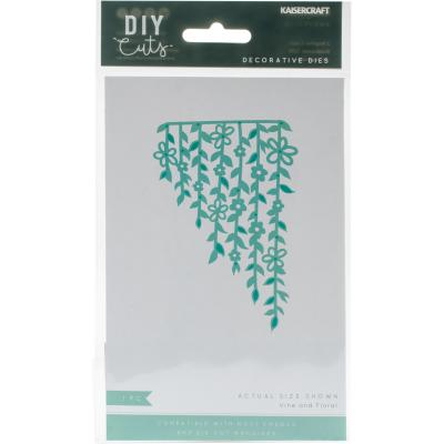 Kaisercraft Decorative Die-Vine & Floral 2.5'X4'