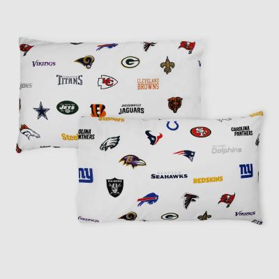 2pc NFL League Pillowcases Multiple Teams Football Bedding