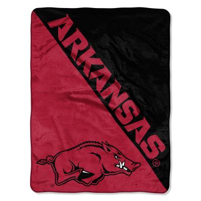 Arkansas OFFICIAL Collegiate 'Halftone' Micro Raschel Throw