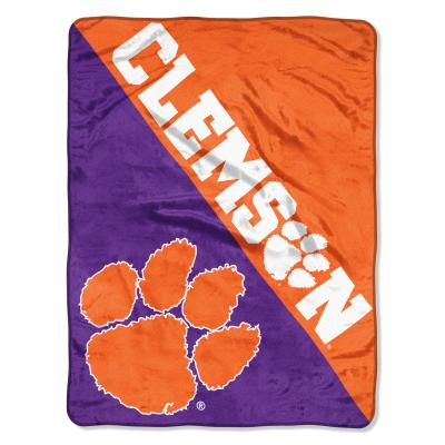Clemson  OFFICIAL Collegiate 'Halftone' Micro Raschel Throw